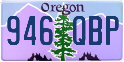OR license plate 946QBP