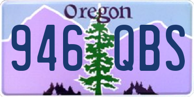 OR license plate 946QBS