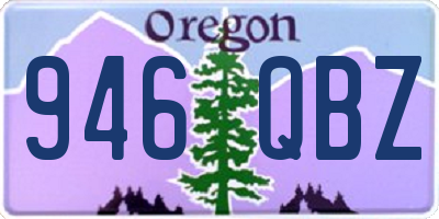 OR license plate 946QBZ