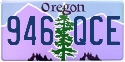 OR license plate 946QCE