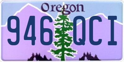 OR license plate 946QCI