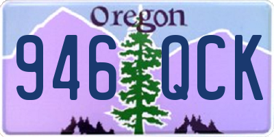 OR license plate 946QCK