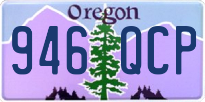 OR license plate 946QCP
