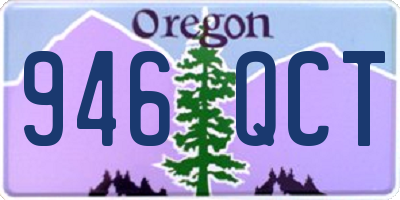OR license plate 946QCT