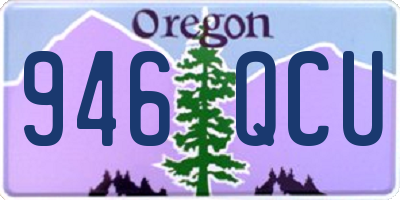 OR license plate 946QCU