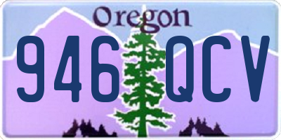 OR license plate 946QCV