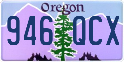OR license plate 946QCX