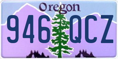 OR license plate 946QCZ