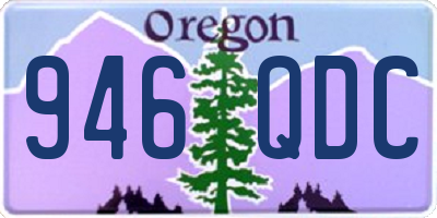 OR license plate 946QDC