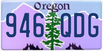 OR license plate 946QDG