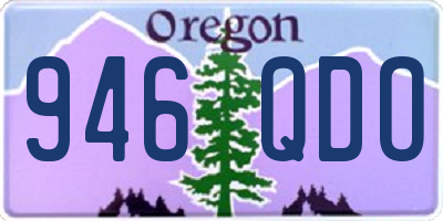 OR license plate 946QDO