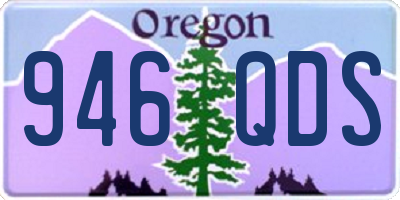 OR license plate 946QDS