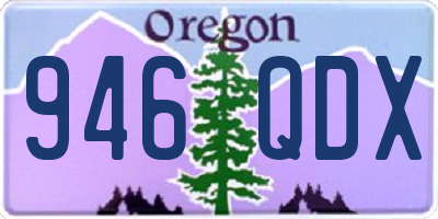 OR license plate 946QDX