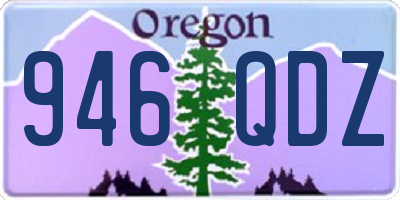 OR license plate 946QDZ