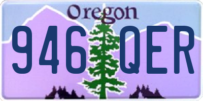 OR license plate 946QER