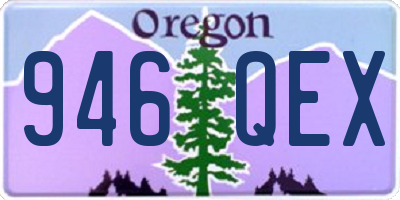 OR license plate 946QEX