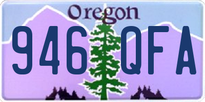OR license plate 946QFA