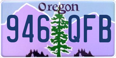OR license plate 946QFB