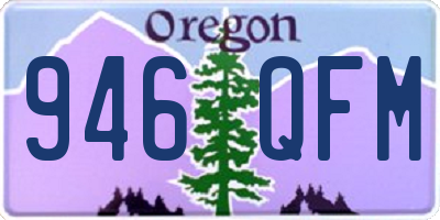 OR license plate 946QFM