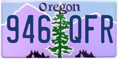 OR license plate 946QFR