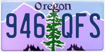 OR license plate 946QFS