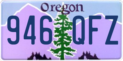 OR license plate 946QFZ