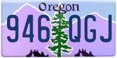 OR license plate 946QGJ