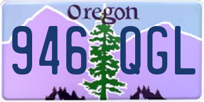 OR license plate 946QGL