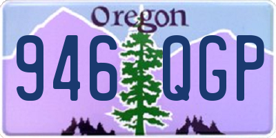 OR license plate 946QGP