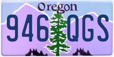 OR license plate 946QGS