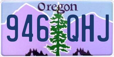 OR license plate 946QHJ