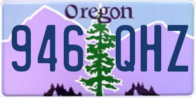 OR license plate 946QHZ