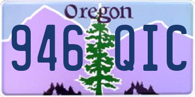 OR license plate 946QIC