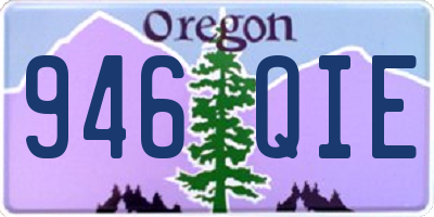 OR license plate 946QIE