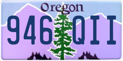 OR license plate 946QII