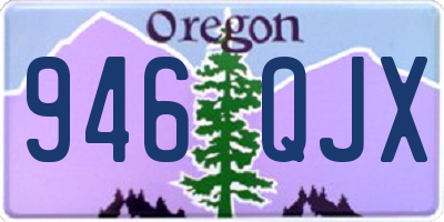 OR license plate 946QJX