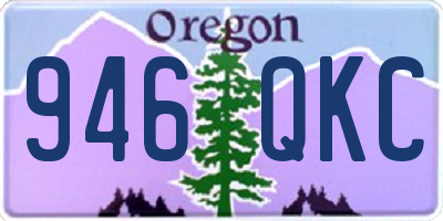 OR license plate 946QKC