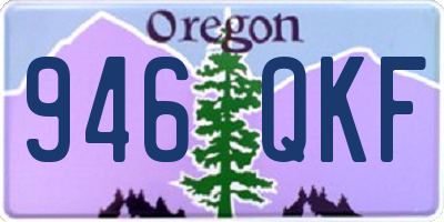 OR license plate 946QKF