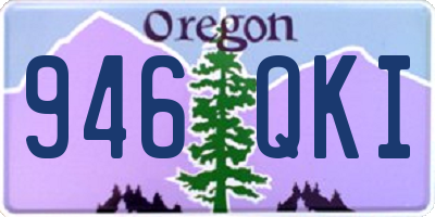 OR license plate 946QKI