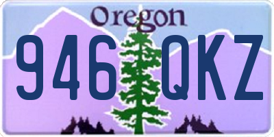OR license plate 946QKZ