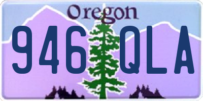 OR license plate 946QLA