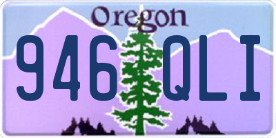 OR license plate 946QLI