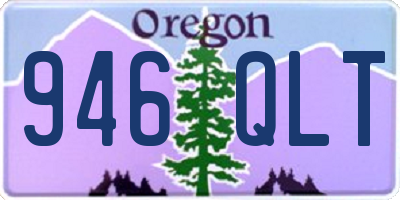 OR license plate 946QLT