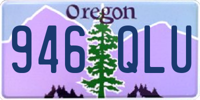 OR license plate 946QLU