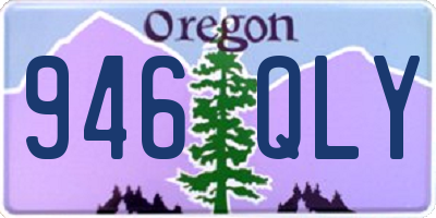 OR license plate 946QLY