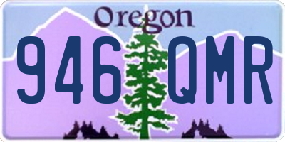 OR license plate 946QMR