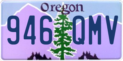 OR license plate 946QMV