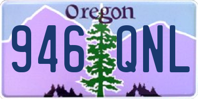 OR license plate 946QNL