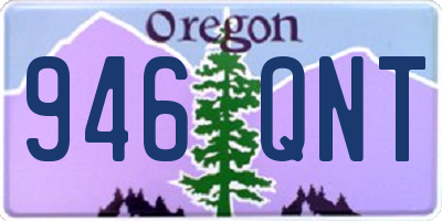 OR license plate 946QNT