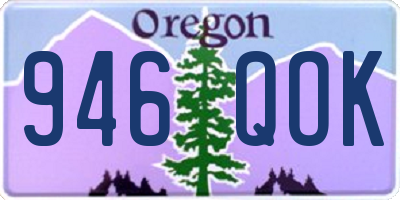 OR license plate 946QOK
